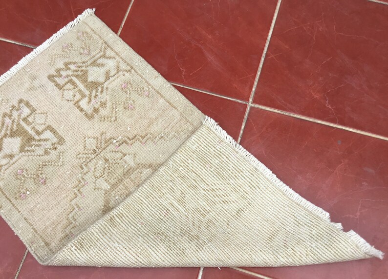 alfombra tapis,Size:81x43cm2\u20198\u201dx1\u20195\u201d32x17 in\u00e7hes Lovely Door Mat Rug Turk\u0131sh Rug,Bohomian home decor Rug,Oushak Rug,Vintage Rug,\u30ab\u30fc\u30da\u30c3\u30c8