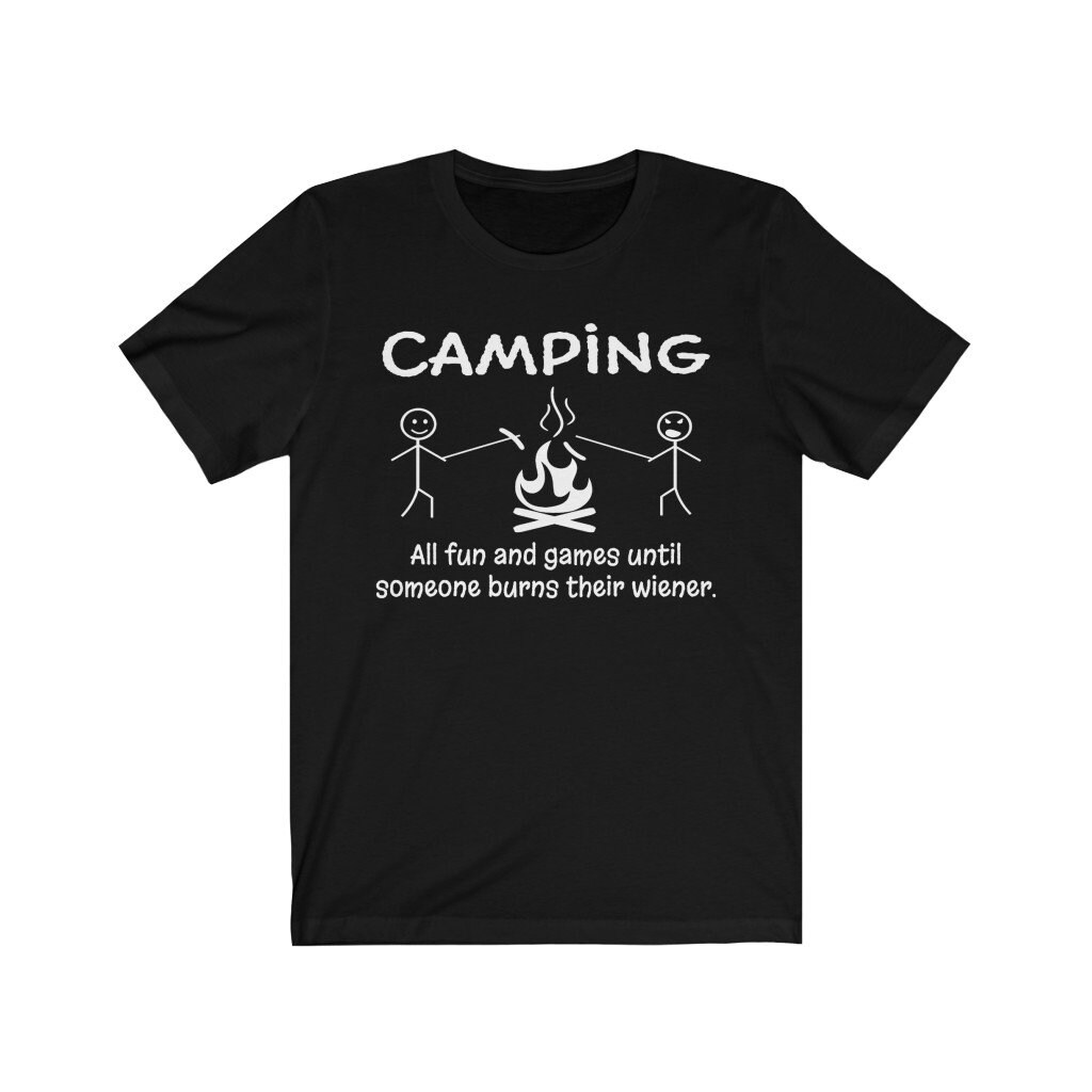 Camping Unisex Tee Shirt Camping Shirt Camping TShirt Fun Etsy