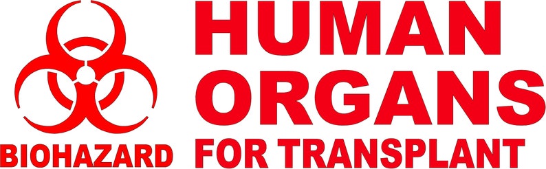 Human Organs For Transplant Decal/Sticker for Coolers | Etsy