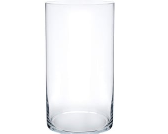 All Sizes Clear Cylinder Glass Vase For Home Wedding and Events Decoration