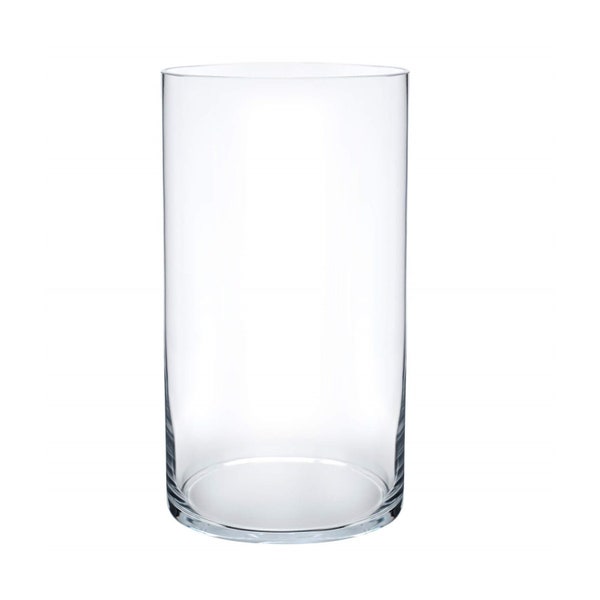 All Sizes Clear Cylinder Glass Vase For Home Wedding and Events Decoration