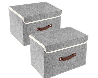 Enova Home Fabric Storage Bins (Set of 2)