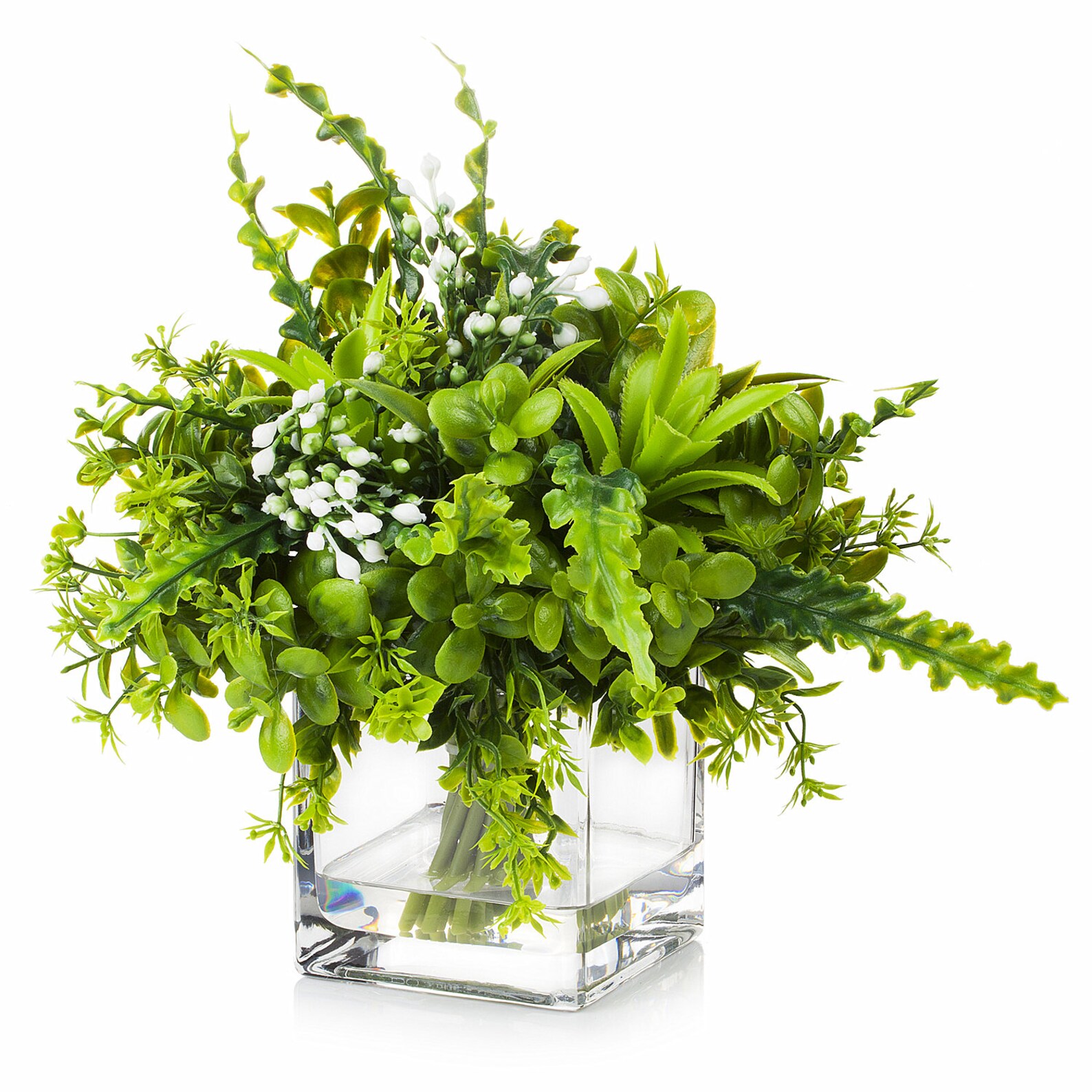 Enova Home Artificial Mixed Greenery Foliage Plant Fake Etsy