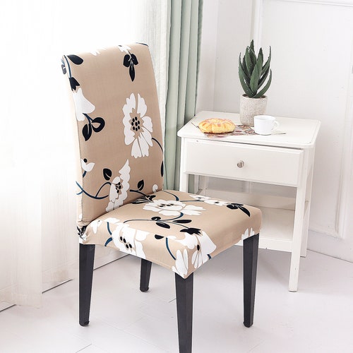 Dining Chair Covers Washable Stretch Chair Slipcover Removable Etsy