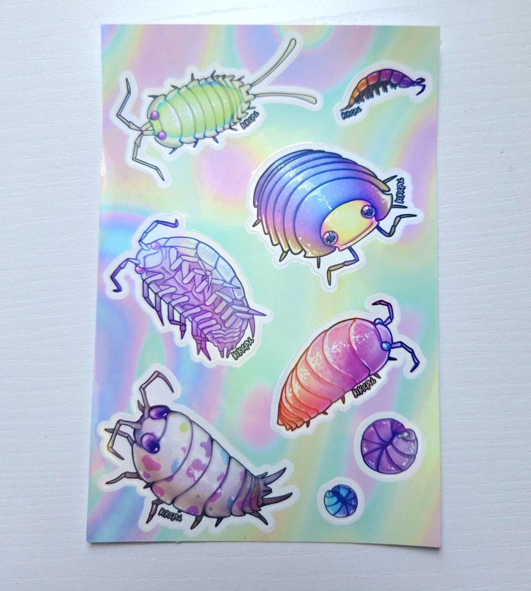 Pixelated Roly Poly Isopods Roly Polys | 4x6