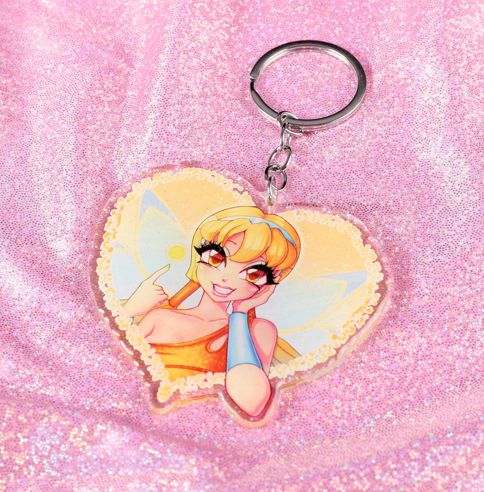 Winx Club STELLA Acrylic Keychain / Charm || 3