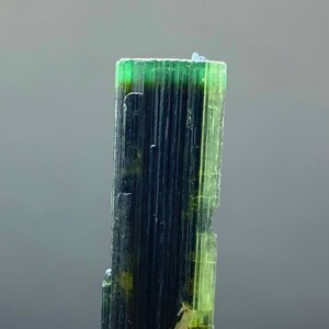 Natural Green Cap Tourmaline Crystal With Rare Red Tantalite from stak nala skardu pakistan / Green cap Tourmaline With Red Tantalite/ 22 CT