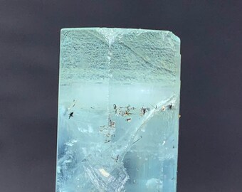 Natural Rutilated Sky Blue AQUAMARINE Crystal from skardu pakistan, Sky blue Aquamarine Crystal / 188 CT