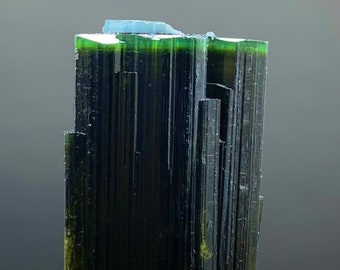 Green Cap Tourmaline Twin Crystal: Stak Nala, Pakistan (63 CT)