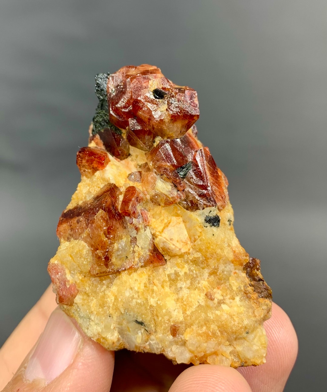 Natural Red Zircon Crystals Bunch Specimen From Skardu Etsy