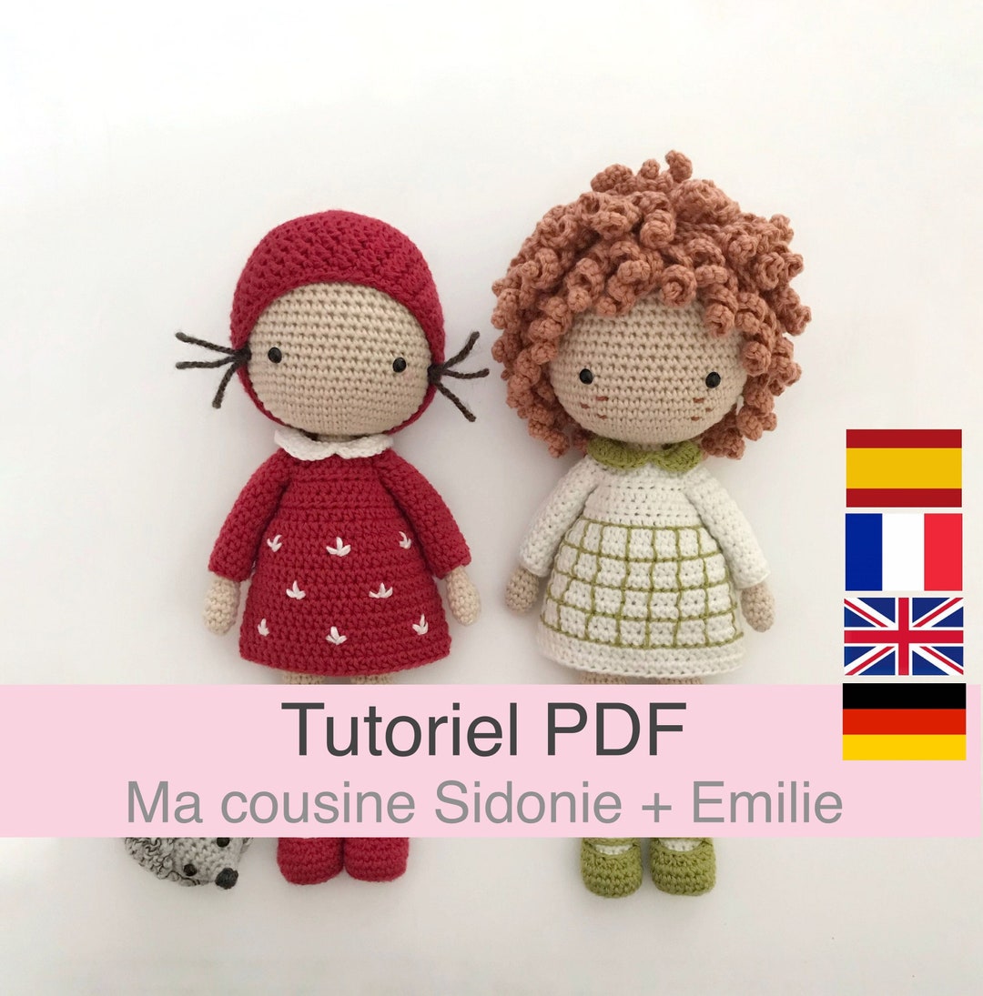 Patron Personnage Au Crochet Gratuit Tutoriel PDF en Français/English/Español/Deutsch poupée au - Etsy France