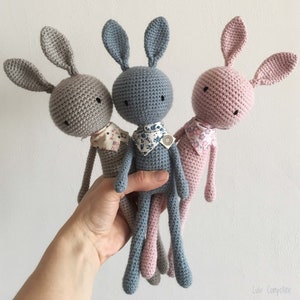 PDF Tutorial in French/english/español/deutsch Liberty Crochet Bunny ...