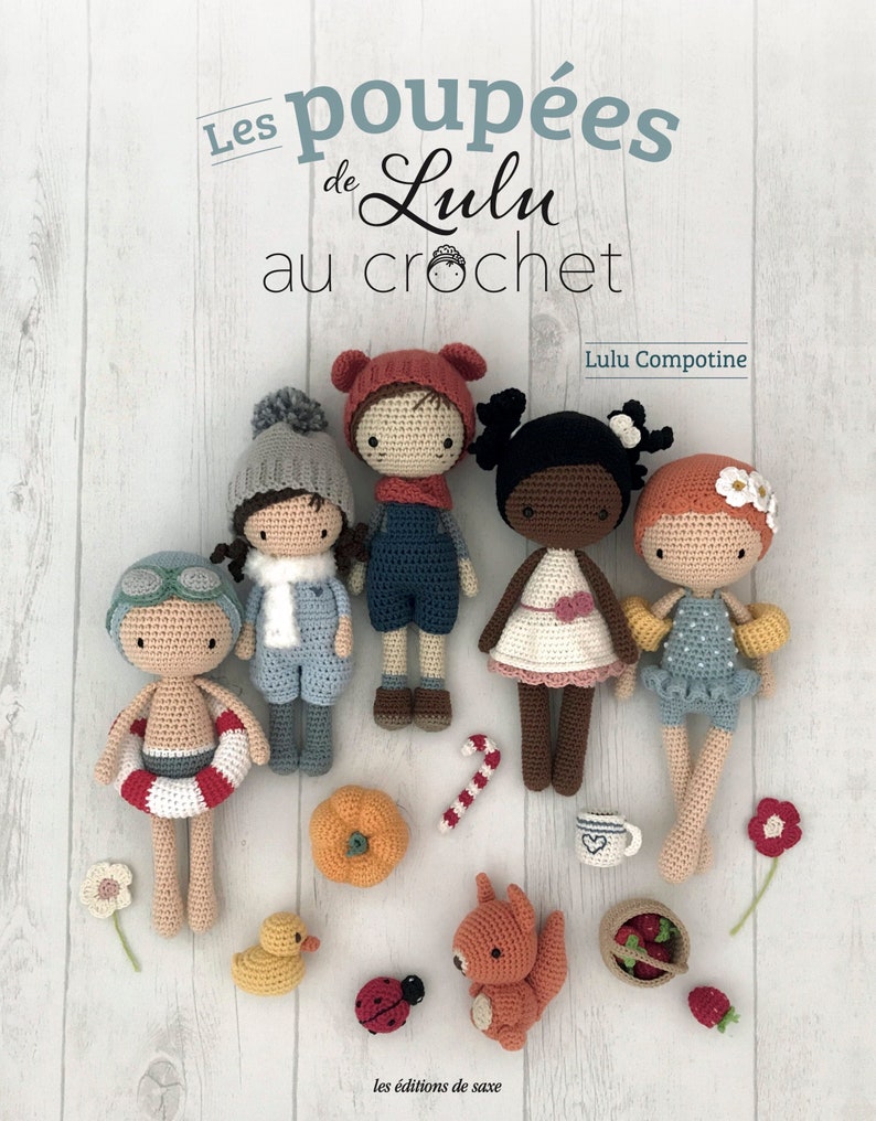 LIVRE Les poupées de Lulu au crochet image 1
