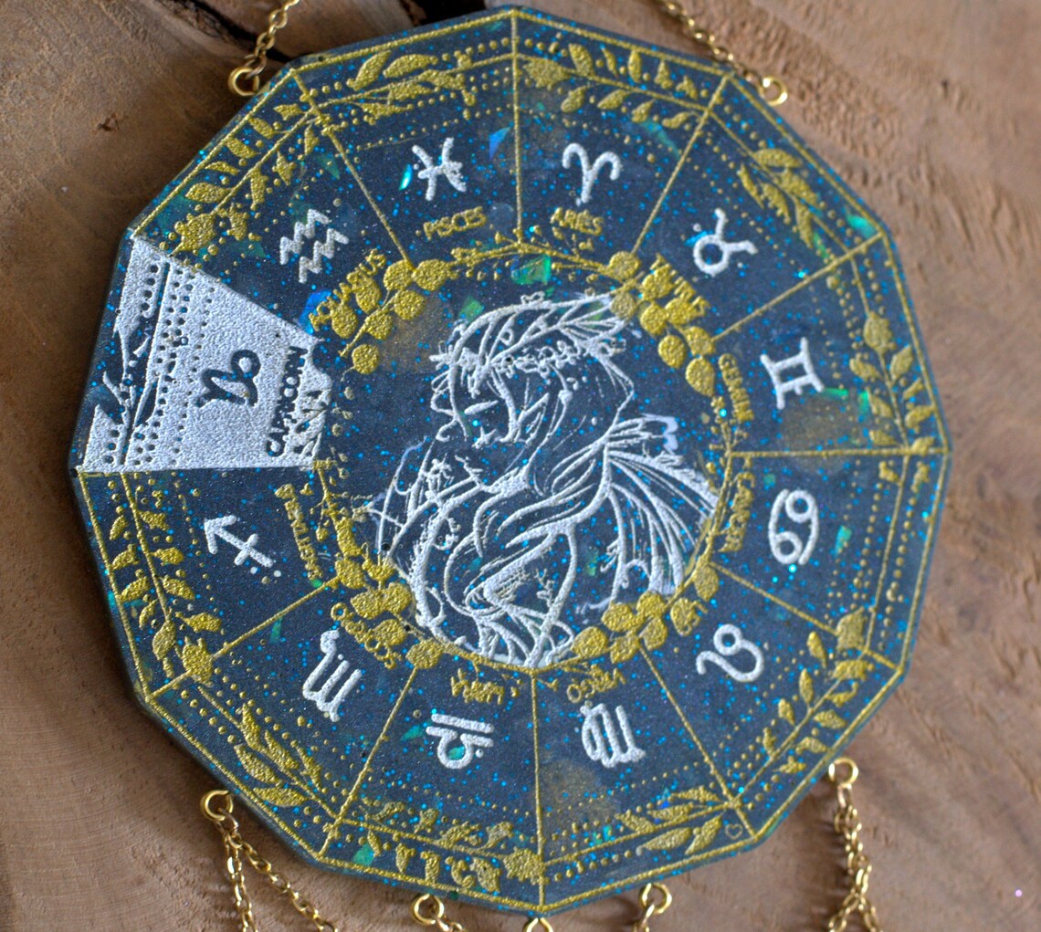 Zodiac wall decoration decorative suspension horoscope Etsy
