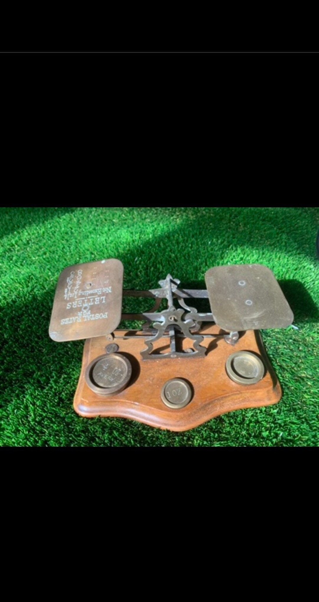 Vintage Post Office Letter Weighing Scale Etsy