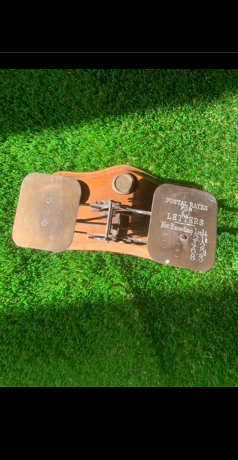 Vintage Post Office Letter Weighing Scale Etsy