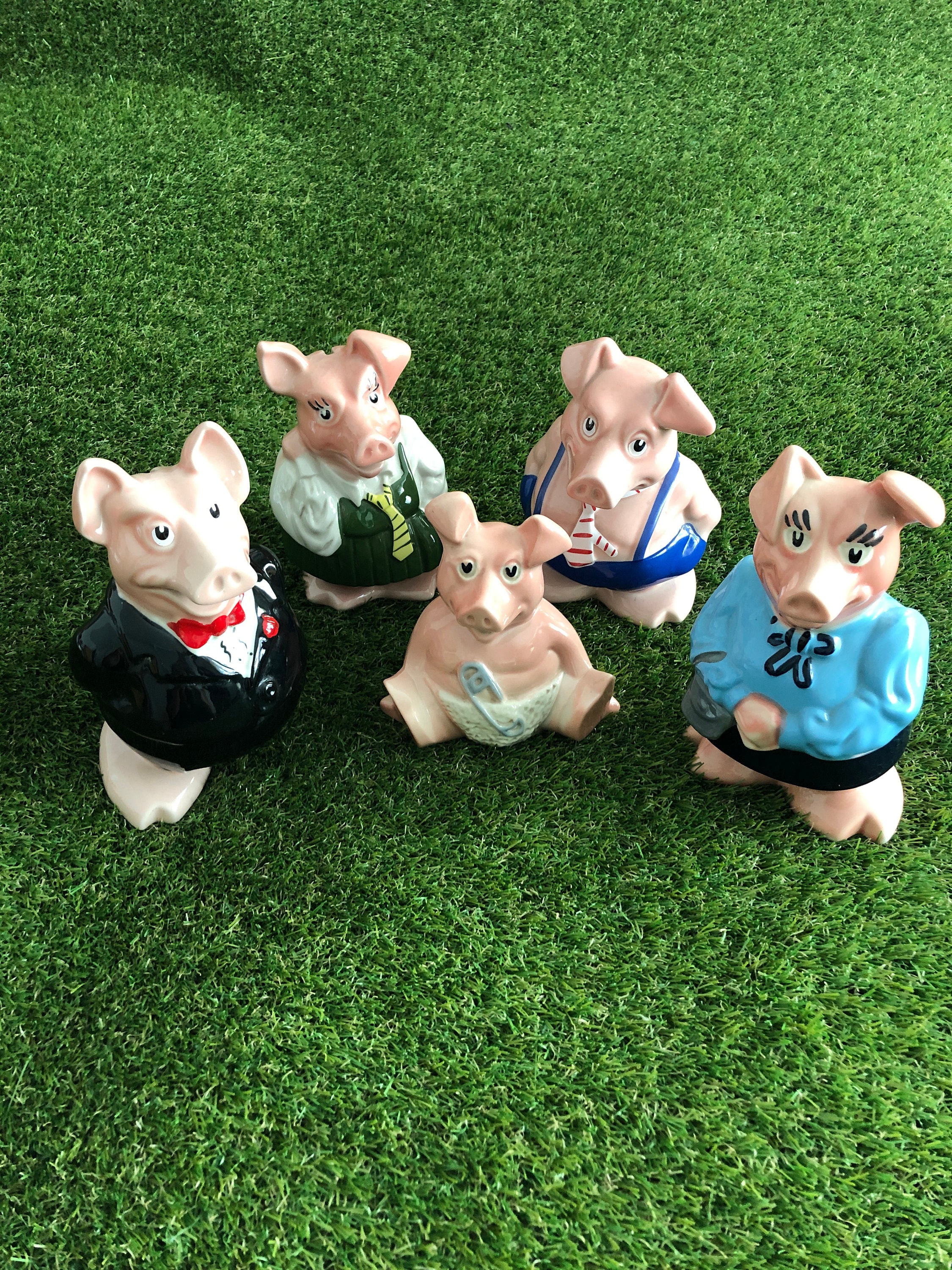 Full Family of Natwest Piggy Banks Collectables Etsy