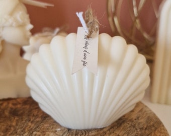 Shell molded candle