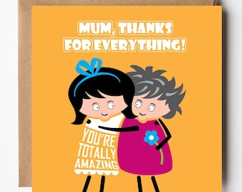 Funny Mother's Day Card | Mum Birthday Card