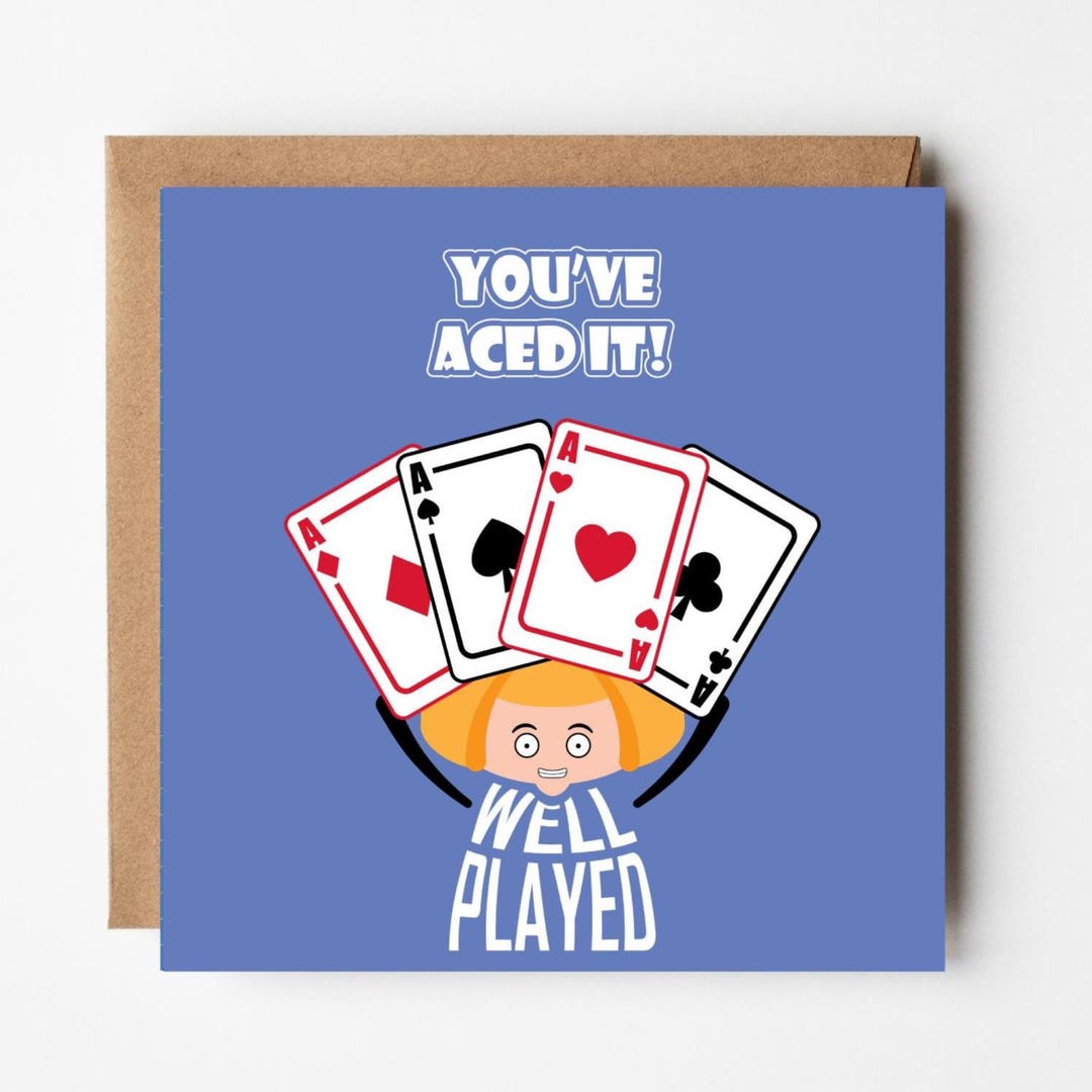 Funny you ve Aced It Congratulations Card Exam Pass Graduation funny-you-ve-aced-it-congratulations-card-exam-pass-graduation