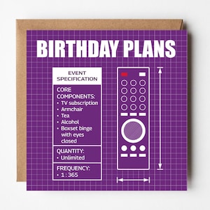Remote Control Blueprint Card – Funny Engineering, Architect, Technical Drawing Cake Design