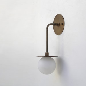 Wall Sconce light, Modern brass light, Bathroom vanity Light, Minimal Sconce Light PPQ4