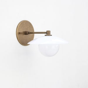 Wall Sconce light, Modern brass light, Bathroom vanity Light, Minimal Sconce Light PPQ4