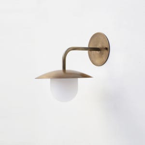 Wall Sconce light, Modern brass light, Bathroom vanity Light, Minimal Sconce Light LM2