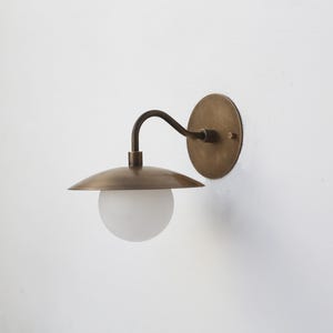 Wall Sconce light, Modern brass light, Bathroom vanity Light, Minimal Sconce Light PPQ4