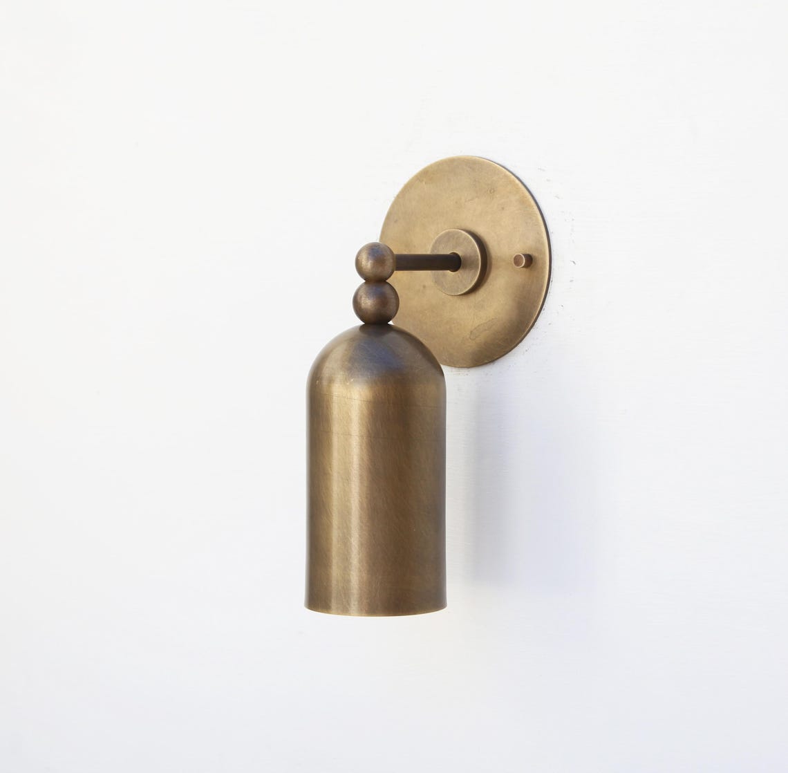 Brass Wall Sconce Light, Modern Brass Light, Mid Century Brass Wall ...