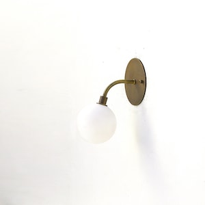 Wall Sconce light, Modern brass light, Bathroom vanity Light, Minimal Sconce Light PPQ4