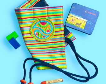 Pencil case "Happily colourful" for Waldorf students*