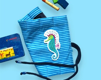 Pencil case "Seahorse" for Waldorf students*