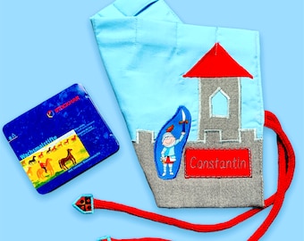 Pencil case "Big Knight's Castle" for Waldorf students*