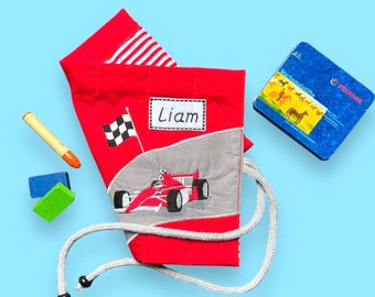 "Racing car" pencil case for Waldorf students*