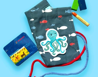 Pencil case "Octopus" for Waldorf students*