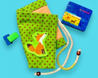 Pencil case "Forest animals" for Waldorf students*