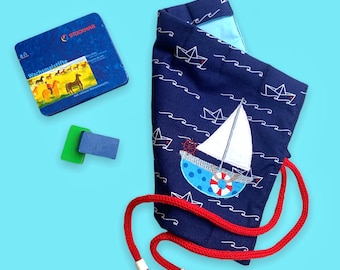 Pencil case "Segelschiff" for Waldorf pupils*