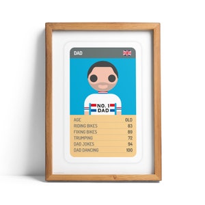 Impresión Giclée de la carta del triunfo del ciclismo de papá