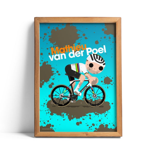 Mathieu van der Poel Cyclocross Giclée print