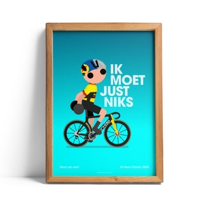 Wout van Aert E3 2023 Giclée print - Ik moet just niks