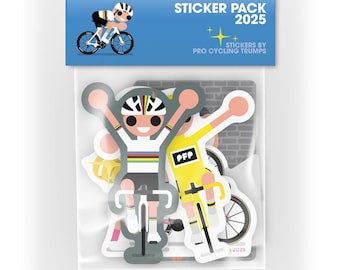 Pro Cycling Sticker Pack 2025
