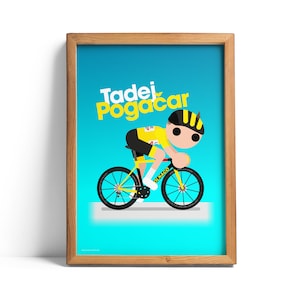 Tadej Pogačar 2021 Giclée print