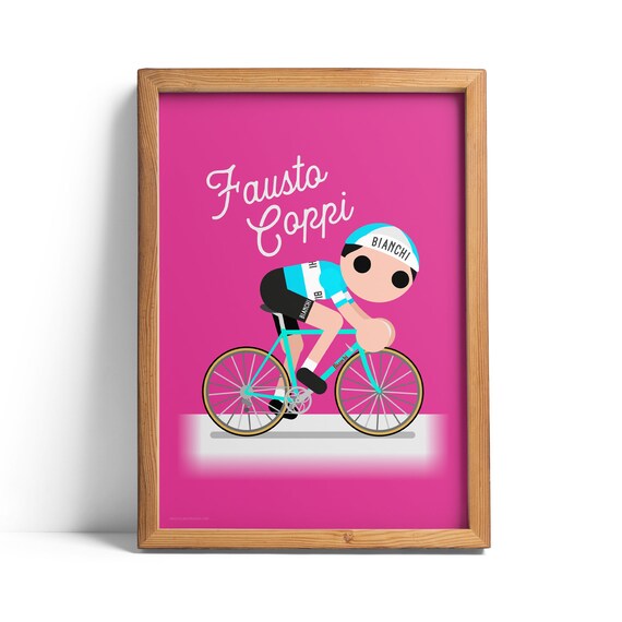 Fausto Coppi Giclée Print | Etsy Ireland