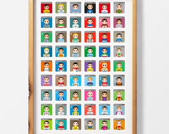 Impresión Pro Cycling Trumps LEGENDS A2