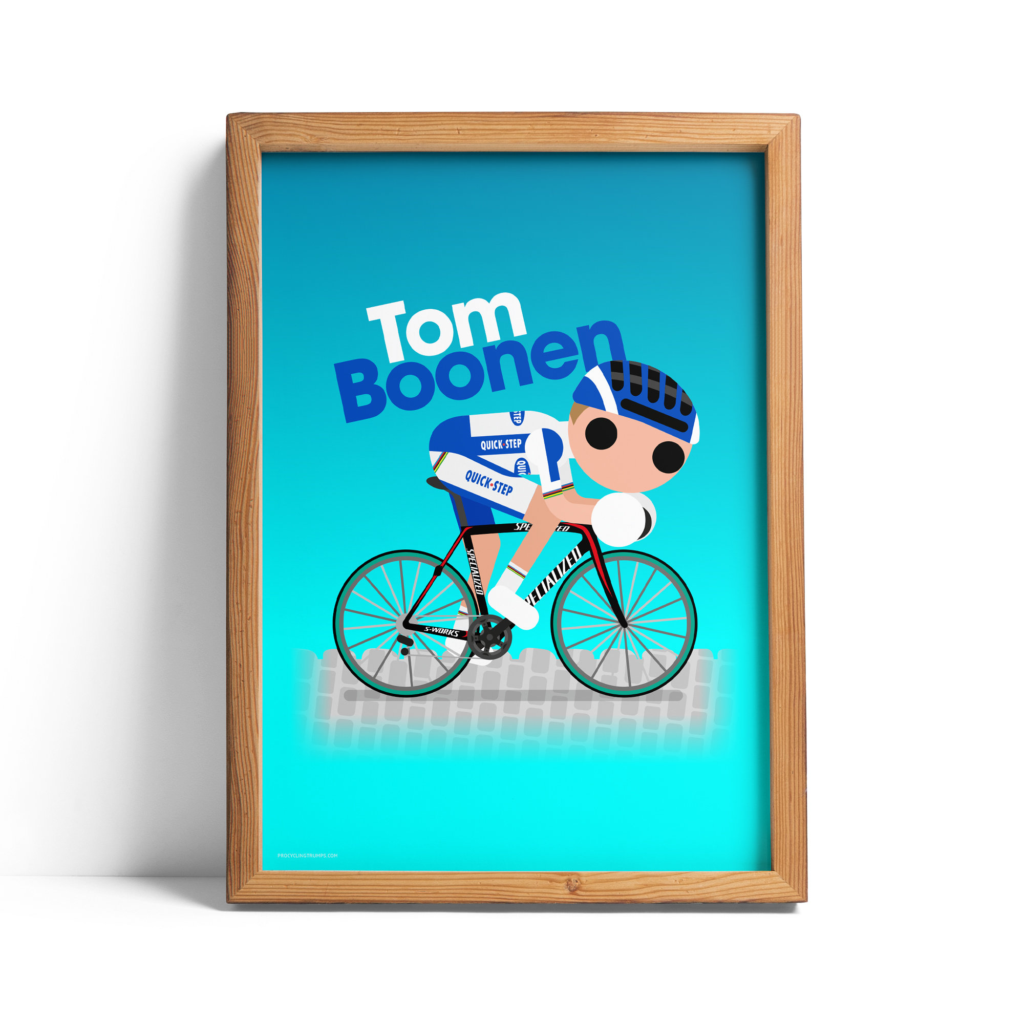 Tom Boonen 2009 Cycling Giclée Print Australia