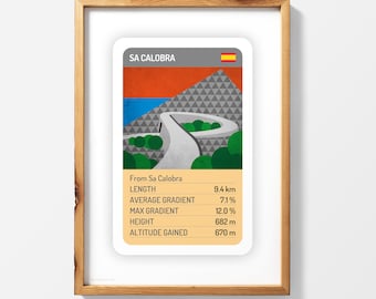 Sa Calobra Trump Card A4 Giclée print