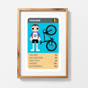 Personalisierter Trumpfkarten Druck mit Full Kit + Bike