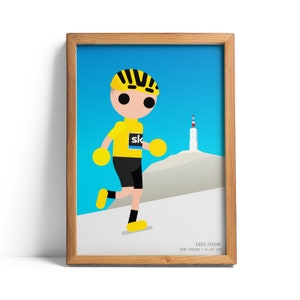 Chris Froome Ventoux Running Giclée print