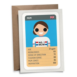 Carte de vœux Trump cyclisme maman